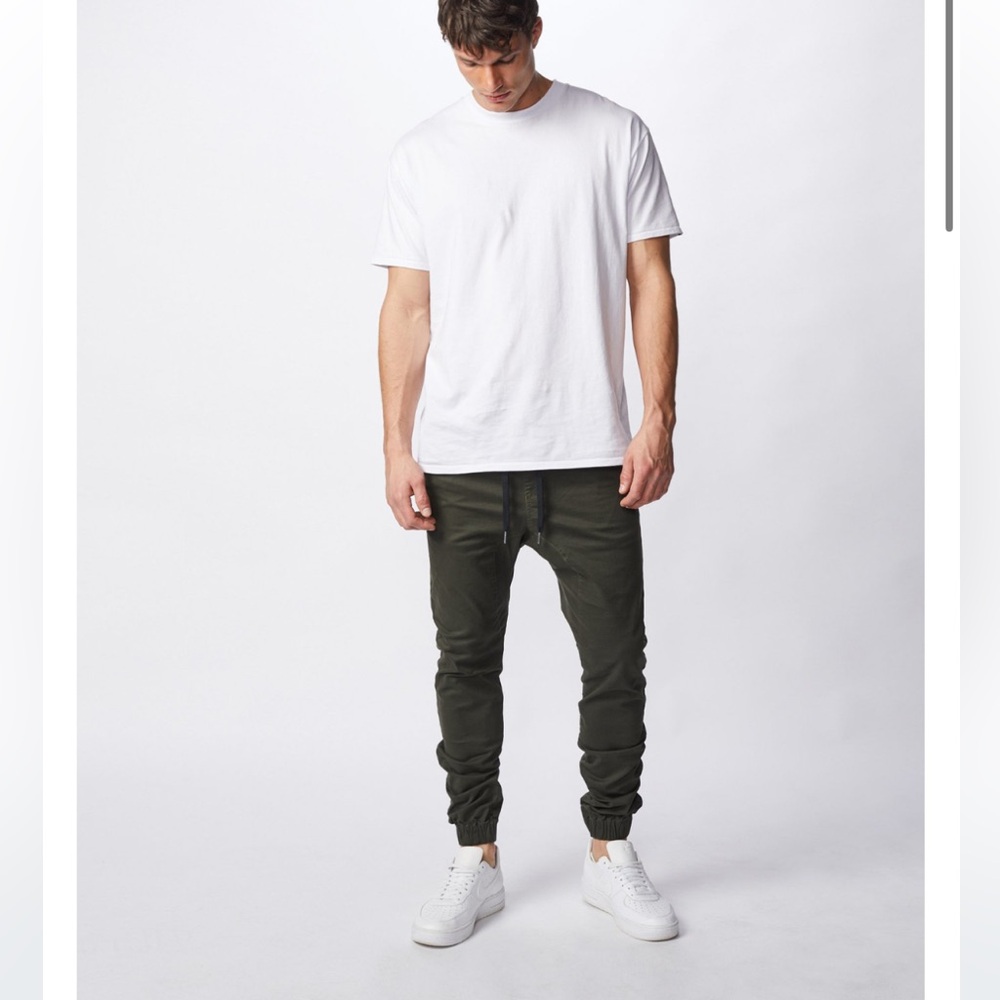 Olive Green Zanerobe Jogger Pants